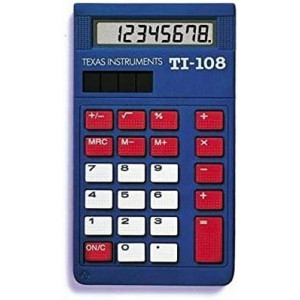 Texas Instruments TI-108 Solar Power Calculator/Teacher’s Kit (set of 10)