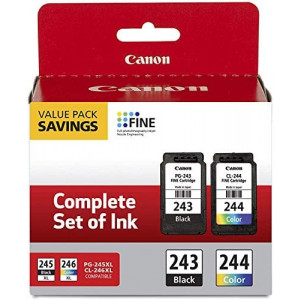 Canon 2 Pack Package with PG-243 Black, CL-244 Color