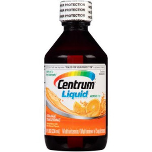Centrum Liquid Adult Multivitamin Liquid, Orange Tangerine Flavor, 8 fl oz bottle