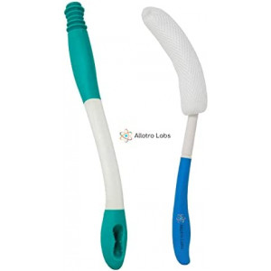Extended Reach Comfort Kit - Includes Long Reach Toilet Wiping Tool and Long Reach Bath Brush. Designed to Help Anyone with Accessibility Issues Like The Elderly, Pregnant, and Physically Challenged