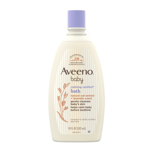 Aveeno Baby Calming Comfort Bath & Wash, Lavender & Vanilla, 18 fl. oz