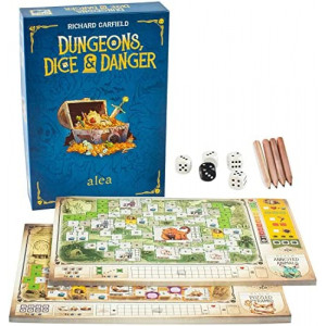 Ravensburger Dungeons, Dice & Danger – an Easy to Learn Roll and Write Strategy Game for Ages 12 and Up