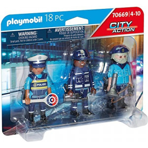 Playmobil 70669 City Action Police Figure Set playset is Complete with