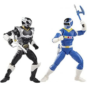 Power Rangers Lightning Collection in Space Blue Ranger Vs. Silver Psycho Ranger 2-Pack 6-Inch Premium Collectible Action Figure Toys