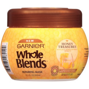 Garnier Whole Blends Honey Treasures Repairing Mask, 10.1 fl oz