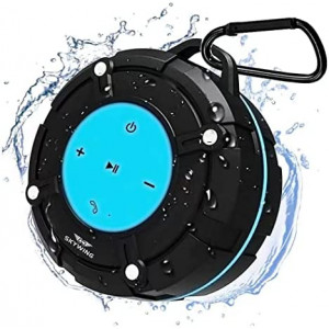 SKYWING Soundace S8 5W Shower Speaker Waterproof IPX7 Bluetooth Speaker with Suction Cup & Hook, 12H Playtime, Premium Portable Wireless Speaker for iPhone Phone Tablet Shower Beach Pool