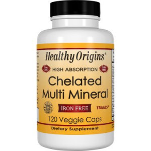 Healthy Origins Chelated Multi Mineral Vegetarian Capsules, 120 Ct