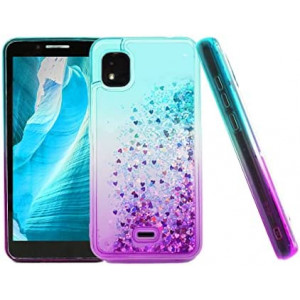 QSEVNSQ Case for Wiko Life 3 U316AT Phone Case Cover (Blue Purple)…