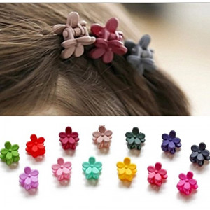 IFfree Bangs Mini Hair Claw Clip Hair Pin For Little Girls Random Assorted Colored, 30 Count (Pack of 1)