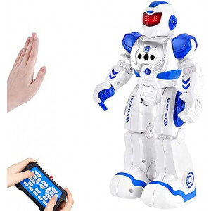 BEIWO Smart RC Robots for Kids, Intelligent Programmable Robot Toy, Remote Control Robot for Boy Toys, Dancing, Singing, Talking, Gesture Sensing Robotic Toys Boys Girls Kids Gift