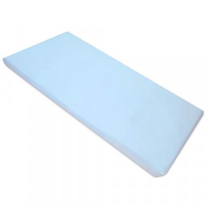 American Baby Company 100% Natural Cotton Percale Fitted Day Care Mat Sheet, Blue, 24 x 48 x 4, Soft Breathable, for Boys and Girls