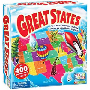 Game Zone Great States Geography Board Game