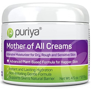Puriya Hydrating, Soothing, Therapeutic Multi Purpose Daily Intensive Moisturizer with Honey, Shea Butter for Dry, Irritated, Sensitive Hand, Skin, Body. Long Lasting, Plant Based Mother of All Creams