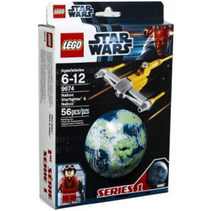 LEGO Star Wars Naboo Starfighter and Naboo 9674