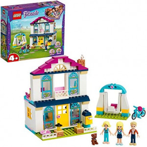 LEGO Friends 4+ Stephanie’s House 41398 Mini-Doll’s House, Lets Kids Role-Play Family Life Friends Stephanie, Alicia and James (170 Pieces)