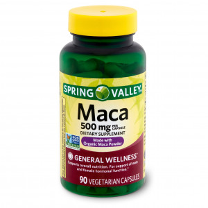 Spring Valley Maca Dietary Supplement, 500 mg, 90 count