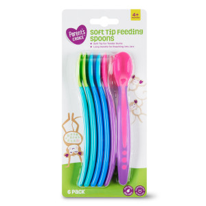 Parent's Choice Soft Tip Feeding Spoons, 6 pack