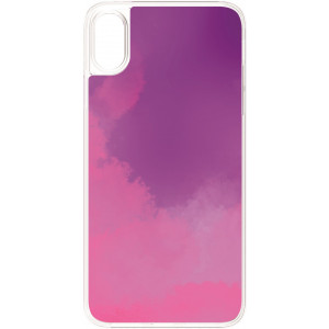 onn. Cascade Phone Case for iPhone XS Max, Pink & Purple