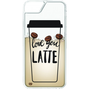 onn. iPhone 6, 6s, 7, & 8 Love You Latte Liquid Fashion Phone Case