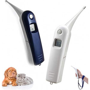 Aurynns Pet Thermometer Dog Thermometer, Fast Digital Veterinary Thermometer, Pet Thermometer for Dogs, Cats, Horse,Cattle, Pigs,Birds, Sheep.C/F Switchable