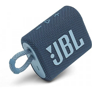 JBL Go 3 Portable Waterproof Wireless IP67 Dustproof Outdoor Bluetooth Speaker (Blue)