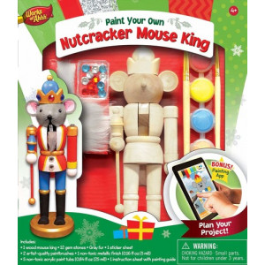MasterPieces Works of Ahhh Wood Nutcracker Mouse King Holiday Paint Kit, 1 Each