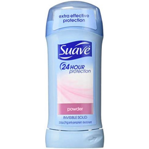 Suave Anti-Perspirant & Deodorant, Invisible Solid, Powder, 2.6 Ounce (Pack of 6)