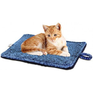 Marunda Self-Warming Cat Bed ,Super Soft Dog Bed Crate Bed Blanket, Self Heating Cat Pad, Thermal Cat and Dog Warming Bed Mat. (Self-Warming, S - 22" * 15")