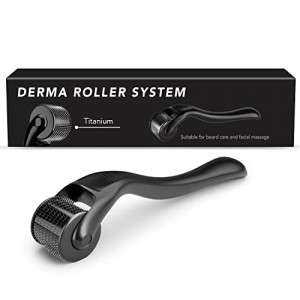 Beard Roller for Hair and Beard Growth, Derma Roller with 0.25mm needle Safe and Easy for Home Use