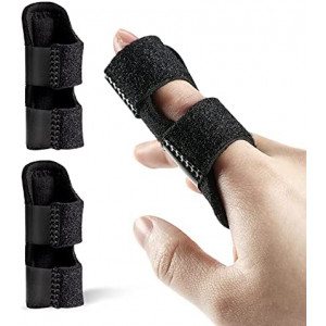 Finger Splints Trigger for Straightening (2 pack),Finger Brace for Straightening or Support for Fingers, Suitable for Index, Middle, Ring Finger,Tendon Release & Pain Relief