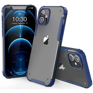 ZILLKO Compatible with iPhone 12 Mini Case - Military Grade Drop Protection - Shockproof Armor - Scratch Resistant - Lightweight - Slim Protective - Hybrid Case Designed for iPhone 12 Mini 5.4" (Blue)