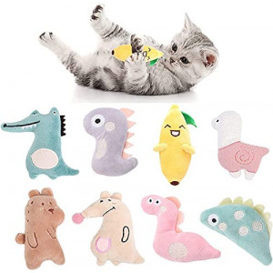 Ctznxiy Catnip Toys,Cat Toys for Indoor Cats,8 Pcs Cat Gifts for Cat Lovers,as Friends or Pillows to Accompany The Cat to Spend a Happy Time