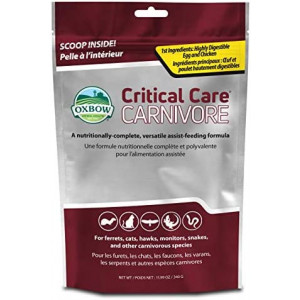 Oxbow Animal Health Critical Care, Carnivore, 340 Gram Bag (529.15010.3)