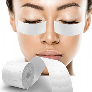 Foam Eye Pads for Eyelash Extensions - Akissos 110 PCS Pre Cut Medical Foam Tape Under Eye Pads Lash Extension Supplies Beauty Tools Lint Free Hypoallergenic No Latex Waterproof