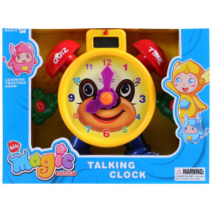 "Tell The Time" Time Teaching Clock Toy For Kids Kid Clock