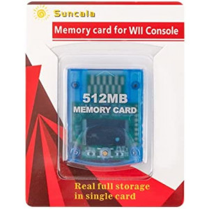 Suncala Memory Card Compatible with Gamecube and Wii Console, 512MB Memory Card for Nintendo Gamecube
