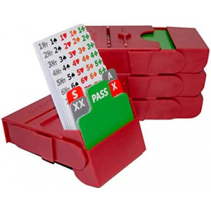 Baron Barclay Bid Pal – Bridge Bidding Devices for The Card Game Bridge – Set of 4