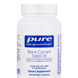 Pure Encapsulations Black Currant Seed Oil - 100 Softgel Capsules