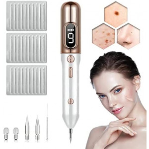 Portable Beauty Equipment with Home Usage, USB Charging, 30 Replaceable, 9 Levels Adjustable, Gold