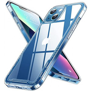 Humixx Crystal Clear Designed for iPhone 14 Case & Designed for iPhone 13 Case, [Not Yellowing] [Military Grade Drop Protection] Slim Shockproof Protective Phone Case for iPhone 14 & 13 Case 6.1"