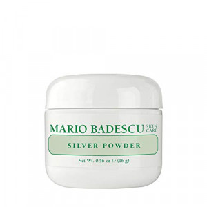 Mario Badescu Silver Powder - Pore & Black Head Minimizer, Facial Mask for Oily Skin, .56 OZ