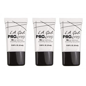 L.A. Girl High Definition Smoothing Face Primer With Vitamin E, Assortment, 3 Count, 1.5 Fl Oz