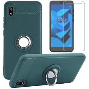 Case Compatible with Orbic Maui (Verizon) (NOT Tempered Glass Screen Protector), Rotating Ring [Magnetic Car Mount] [360°Kickstand] Cover Case for Orbic Maui RC545L (Green)