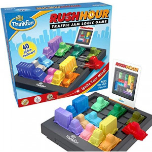 ThinkFun Rush Hour Traffic Jam Brain Game and STEM Toy for Boys and Girls Age 8 and Up – Tons of Fun With Over 20 Awards Won, International seller for Over 20 Years