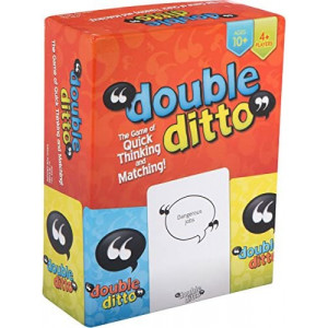 Double Ditto - A Hilarious Family Party Guessing Board Game - Games for Kids Ages 8-12, Teens, & Adults - 4-10 Players or More - Family Games for Game Night - Family Games for Kids and Adults