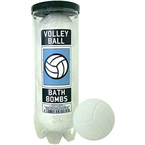 Volleyball Bath Bombs - 3 Pack - Volleyball Gifts - Volleyball Gifts for Team & Girls & Teen Girls, Girls Volleyball, Volleyball Accessories for Teen Girls, Volleyball Coach, Volleyball Gear