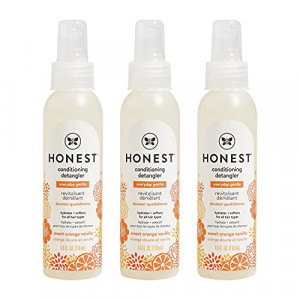 The Honest Company Conditioning Detangler, Sweet Orange Vanilla, 4 Fl Oz (Pack of 3)