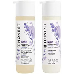 The Honest Company Calm Shampoo + Body Wash and Conditioner Duo Lavender - 10.0 Fl Oz, 10.0 Fl Oz