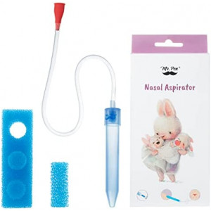 Baby Nasal Aspirator with 3 Extra Hygiene Filters, Baby Nose Sucker, Nose Sucker for Baby, Baby Nose Cleaner, Nasal Aspirator for Baby