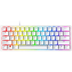 Razer Huntsman Mini 60% Gaming Keyboard: Fast Keyboard Switches - Linear Optical Switches - Chroma RGB Lighting - PBT Keycaps - Onboard Memory - Mercury White